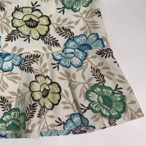 Ann Taylor LOFT Floral Ruffled Mini Skirt 6P - Picture 8 of 12